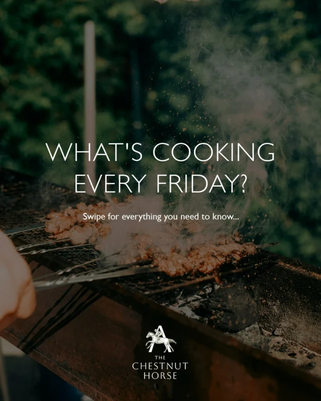 Missed out last Friday? Or looking for plans this week? We've got you. 🍴👀

Join us every Friday evening this summer for BBQs in the garden, live music and everything you need to ease into the weekend.

From 5:45 pm, enjoy your pick of flame-grilled favourites with unlimited sides, while live music sets the soundtrack from 6:30–8:30pm.

Choose from:
Pick 2 – £19 per person
Pick 3 – £25 per person
Children dining? No problem – £10 per child

From burgers and bratwurst to flat iron steak, pork belly and halloumi skewers, plus premium extras including lobster tail, oysters, king prawns and an 8oz ribeye.

Round up your favourite people, grab a table in the garden and let us take care of the rest.

Book via the link in our bio. See you Friday! 🐴✨

#TheChestnutHorse #Hampshire #BBQ #SummerEvenings #LiveMusic #VisitHampshire #PubGarden #AlfrescoDining