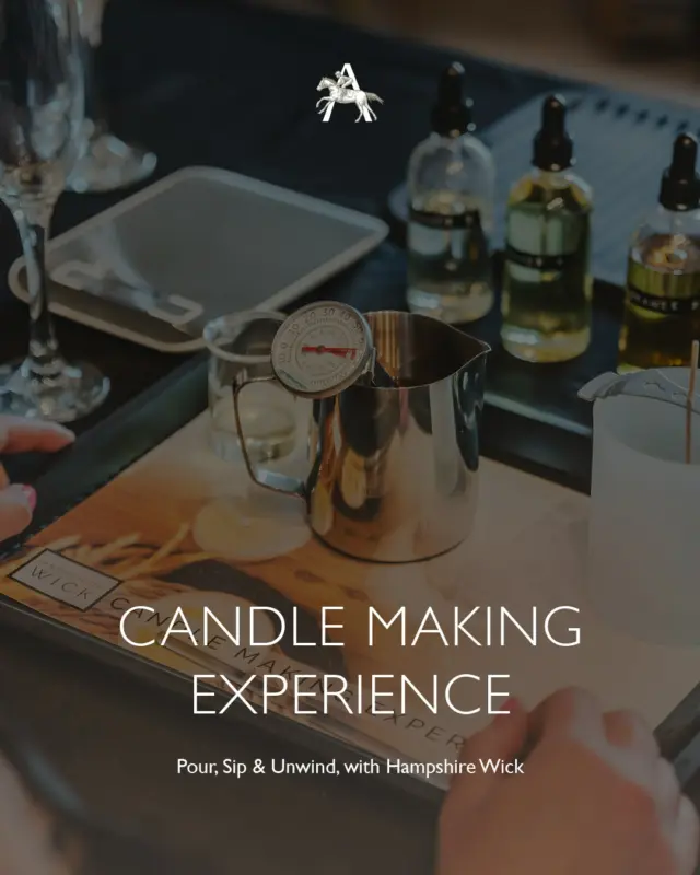 An evening well spent? We'd say so. 🕯️🐴

Join us for an evening of candle-making with Hampshire Wick, where you'll create your own luxury scented soy candle from scratch, explore fragrance pairings and hand-pour a candle to take home.

But don't just come for the workshop...

Book a table beforehand, enjoy a leisurely dinner, pour yourself a glass of wine and make a proper evening of it. Once your candle has been poured, stay a little longer for dessert or a nightcap by the bar.

Because the best evenings are never rushed.

Monday 10th August | 7 pm–9 pm

Book your workshop place and reserve your table via the link in our bio! ✨

@hampshirewick

#TheChestnutHorse #Hampshire #VisitHampshire