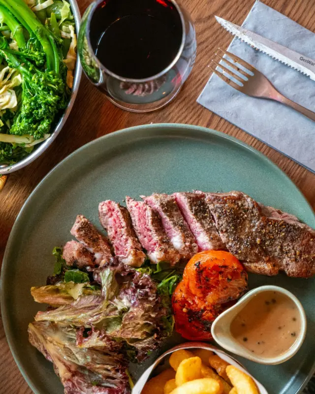 September Tuesdays, sorted. 🥩🍷

Join us every Tuesday from 6 pm for two flat iron steaks, your choice of sauce, unlimited fries and a bottle of wine — all for £49 for two.

Feeling extra hungry? Meet The Easton Mixed Grill. Steak, chicken, gammon, sausages, beef brisket, Scotch egg and all the trimmings for £35.

Can’t wait until Tuesday? Get a taste of our brand-new menu, available throughout the week.

Book your table now: https://thechestnuthorse.com/

#TheChestutHorse #winchester #pub #Local